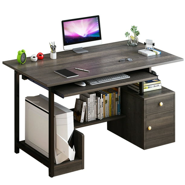 Computer Desk PC Laptop Table Study Workstation Home Office Furniture w/Shelf